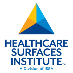 Logo for the Healthcare Surfaces Institute, A Division of ISSA